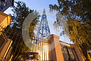 Shukhov radio tower Shabolovka tower - is a broadcasting tower in Moscow designed by Vladimir Shukhov. Russia