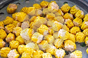 Shumai or Chinese steamed dumpling