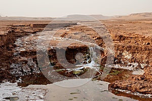 Shur River in Lut desert of Iran