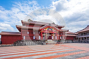 Shuri Castle in Naha, Okinawa, Japan