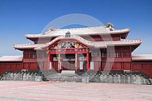 Shuri Castle in Okinawa, Japan photo