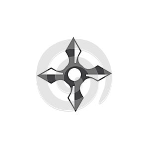 Shuriken icon illustration vector flat design