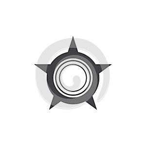 Shuriken icon illustration vector flat design