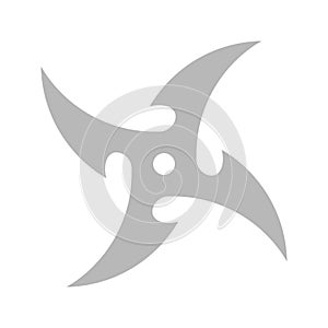 Shuriken icon vector image.