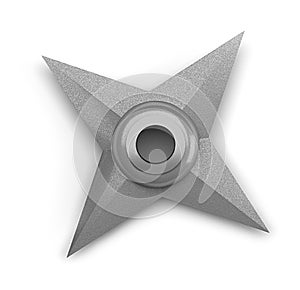 Shuriken isolated on white background