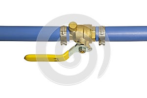 Shut Off Valve On Blue Pex Pipe