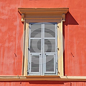 Shutter window , Nice, Cote d'azur, France.