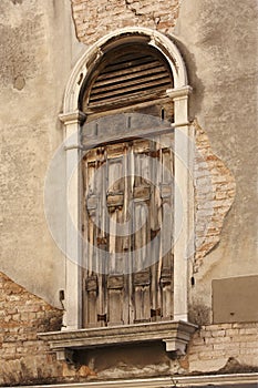Shuttered window, Venice