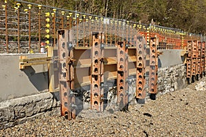 Shuttering supports.