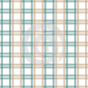 Blue and Brown Geometric Check Plaid Pattern