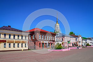 Old town square of Shuya