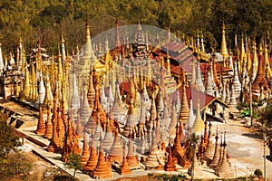 Shwe Indein - sacred place near Inle lake, Myanmar