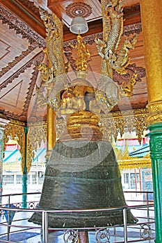 Shwedagon Pagoda Bell, Yangon, Myanmar