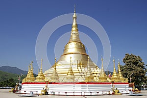 Shwedagon Pagoda replicas