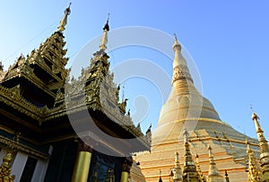 Shwedagon Pagoda in Yangon, Myanmar