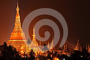 Shwedagon pagoda, Yangon, Myanmar photo