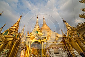 The Shwedagon pagoda, yangon, Myanmar