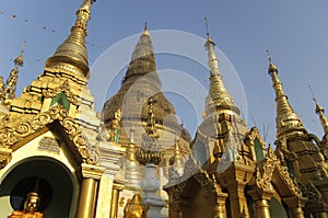 Shwedagon Pagoda Yangon Myanmar Burma