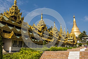 Shwedagon Paya in Yangon in Myanmar