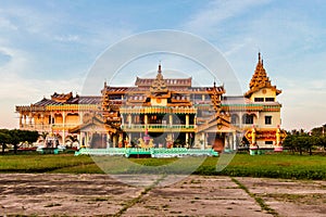 Shwemawdaw Pagoda in Bago Pegu, Myanmar former Burma