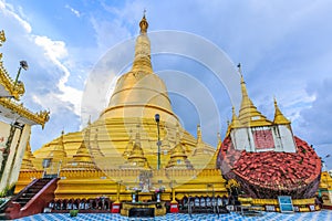 Shwemawdaw Pagoda the hightest pagoda in Myanmar.
