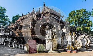 Shwenandaw Monastery Mandalay city Myanmar