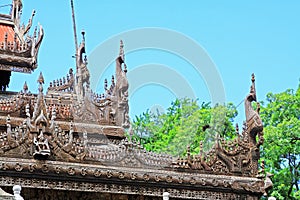 Shwenandaw Monastery, Mandalay, Myanmar