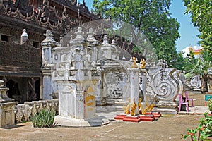 Shwenandaw Monastery, Mandalay, Myanmar