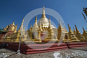 Shwesandaw pagoda in Twante, Myanmar