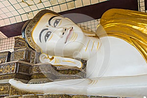 The Shwethalyaung Buddha, reclining Buddha in the west side of B