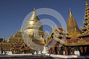 Shwezigon pagoda in Bagan