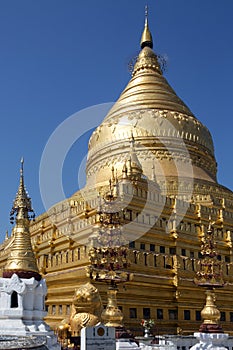 Shwezigon Pagoda - Bagan - Myanmar (Burma).