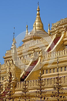 Shwezigon Pagoda - Bagan - Myanmar (Burma).