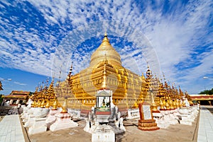 Shwezigon Pagoda,Bagan, Myanmar