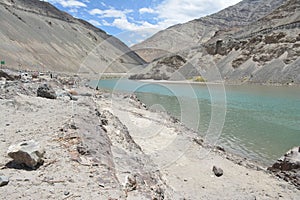 The Shyok river valley