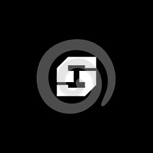 SI Letter Logo Template Vector