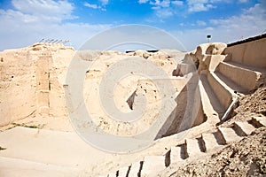Sialk terraced step pyramid. Kashan; Iran photo
