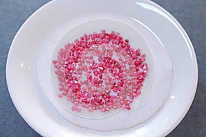 Siam ruby gemstone