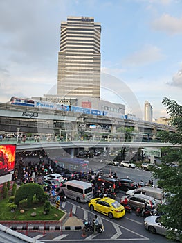 Siam square in bangkok Thailand