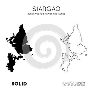 Siargao map. photo
