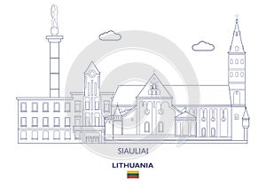 Siauliai City Skyline, Lithuania