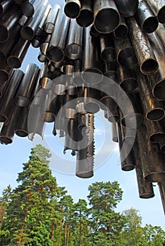 Sibelius monument in Helsinki