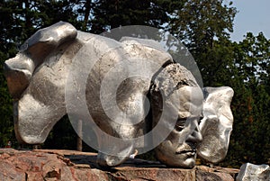 Sibelius statue in Helsinki