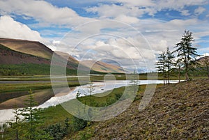 Siberia. Putorana plateau. Valley of Kotui river photo