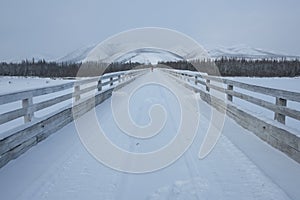 Siberian bridge photo