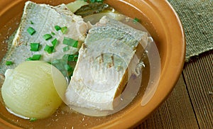 Siberian fish soup of omul