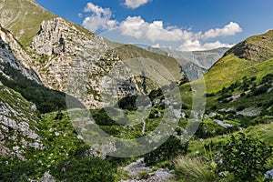 Sibillini mountains landscape Italy photo
