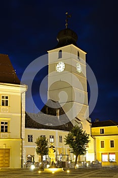 Sibiu at night