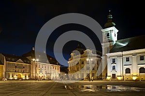 Sibiu at night
