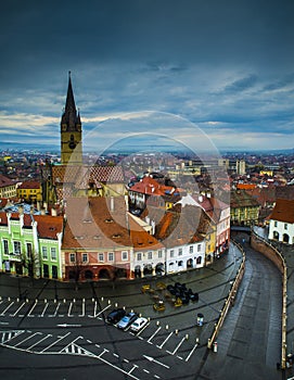 Sibiu, small square view